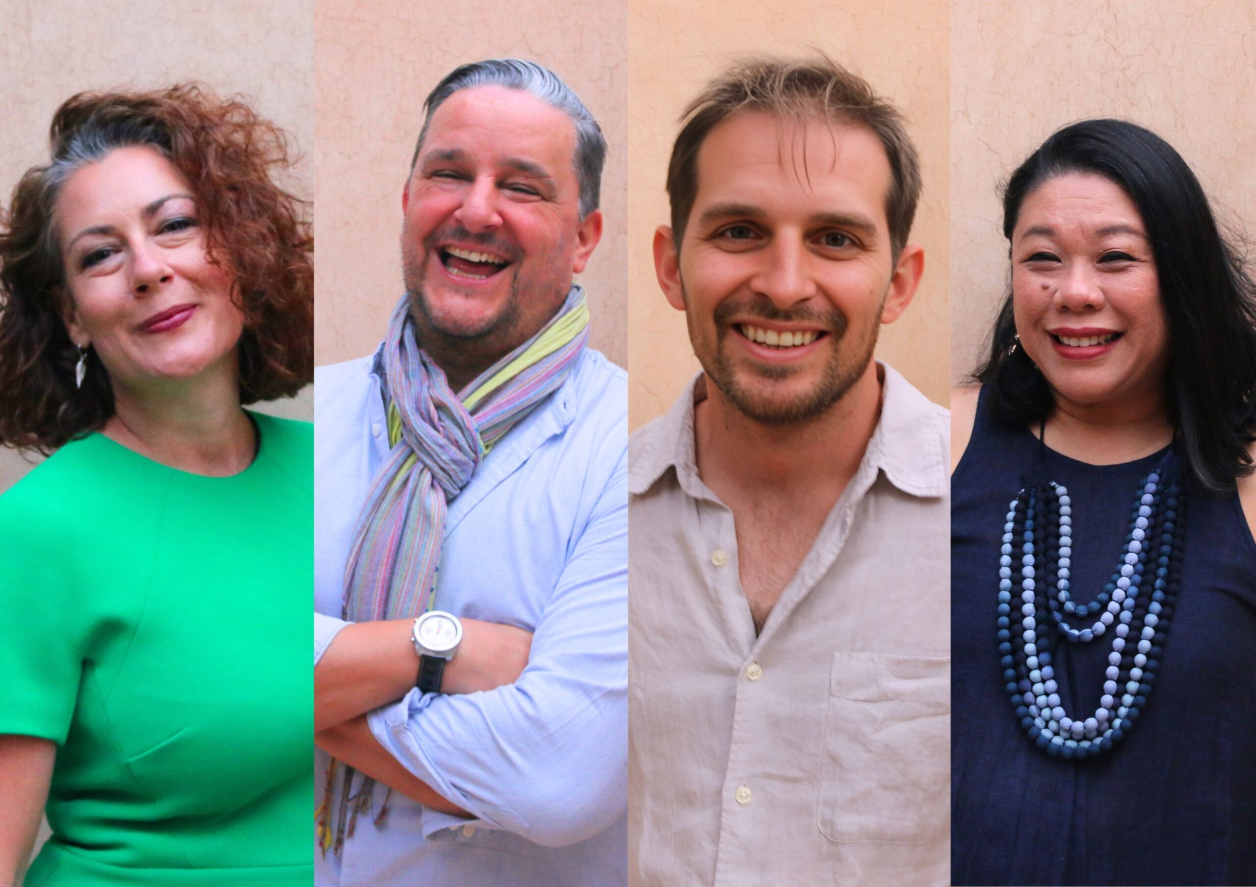 Portraits of 4 team members