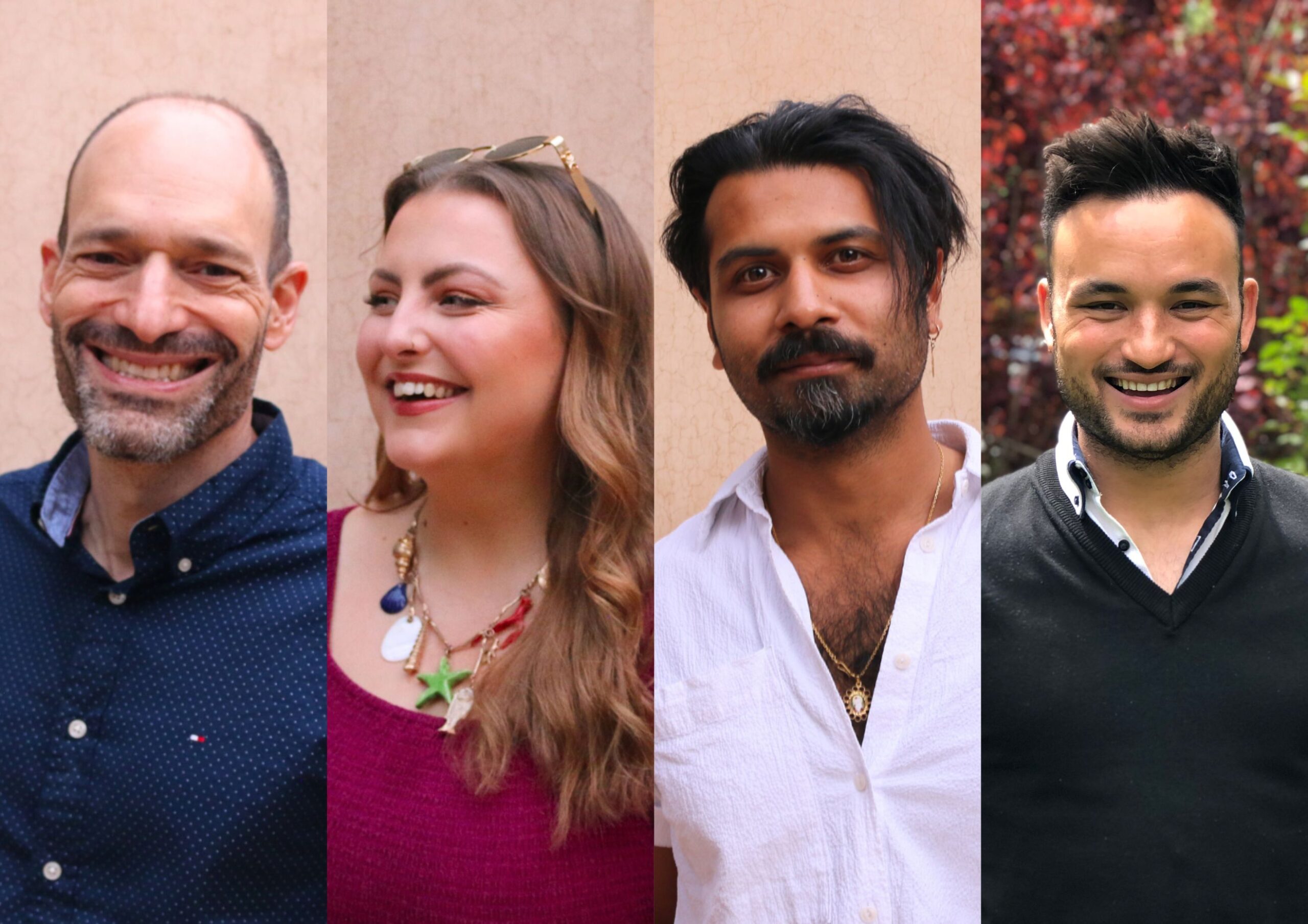 4 headshots of a PR team next to each other